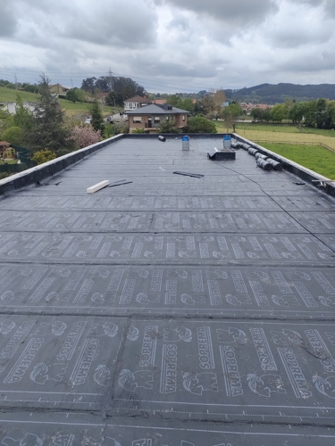 Superficie preparada para aplicar calor - Impermeabilización