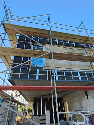 Proceso de Construcción de chalet Terraza