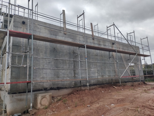 Proceso de Construcción de chalet Parte Trasera