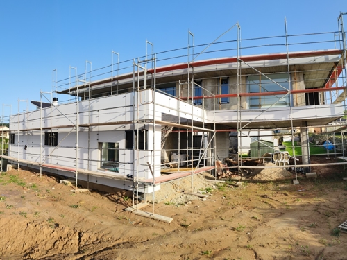 Colocación de fachada en Chalet de lujo 2